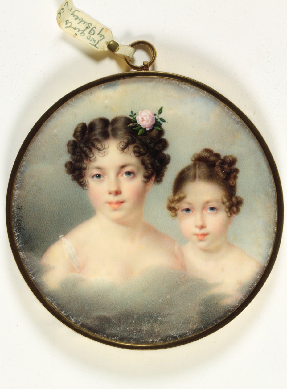 Zwei junge Mädchen von Vincent Bertrand