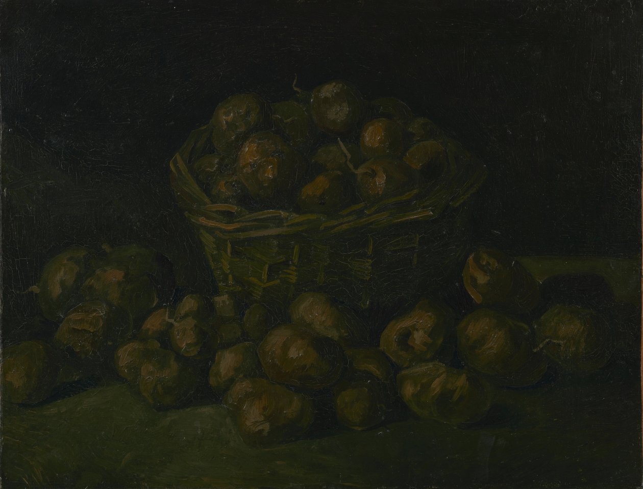 Korb mit Kartoffeln von Vincent van Gogh