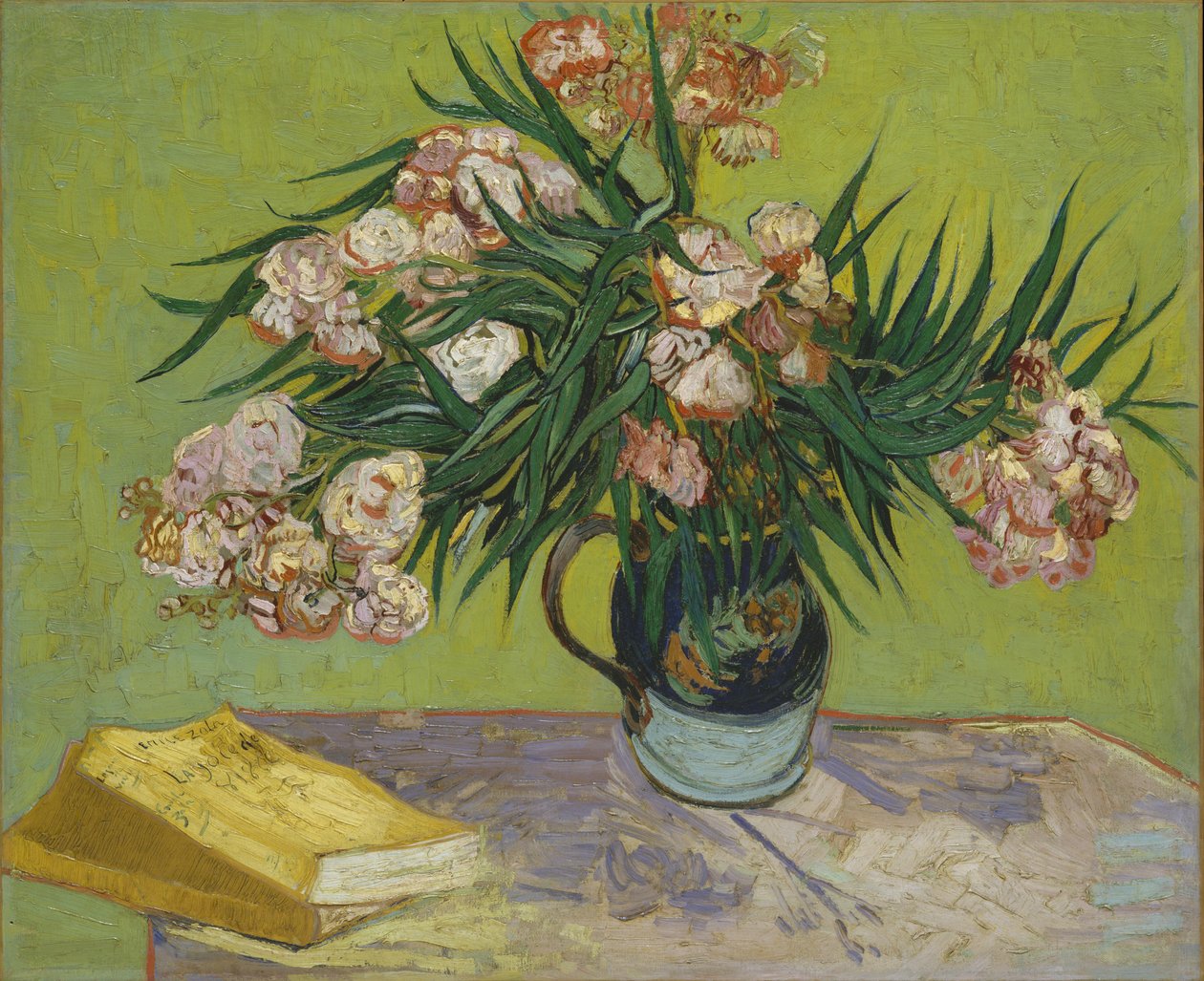 Stillleben mit Oleander von Vincent van Gogh