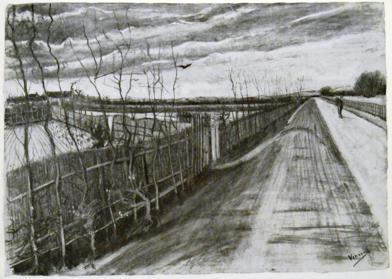 Landstraße bei Loosduinen von Vincent van Gogh