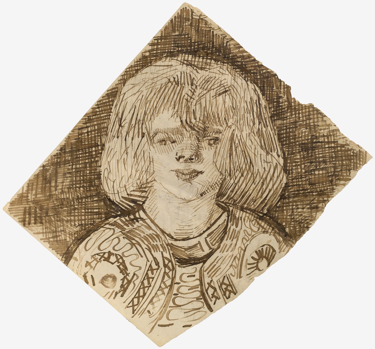 Kopf eines Mädchens von Vincent van Gogh