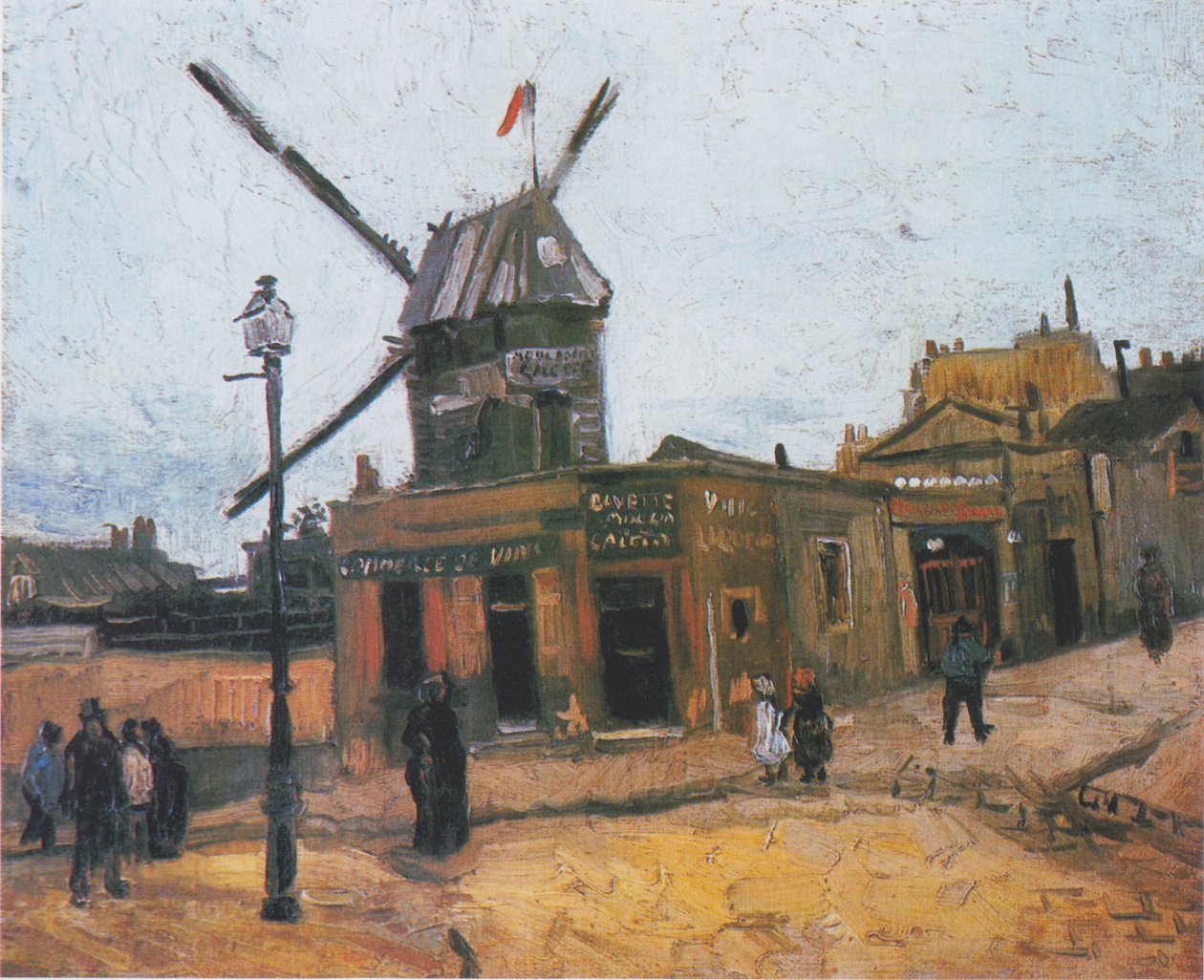 Le Moulin de la Galette von Vincent van Gogh
