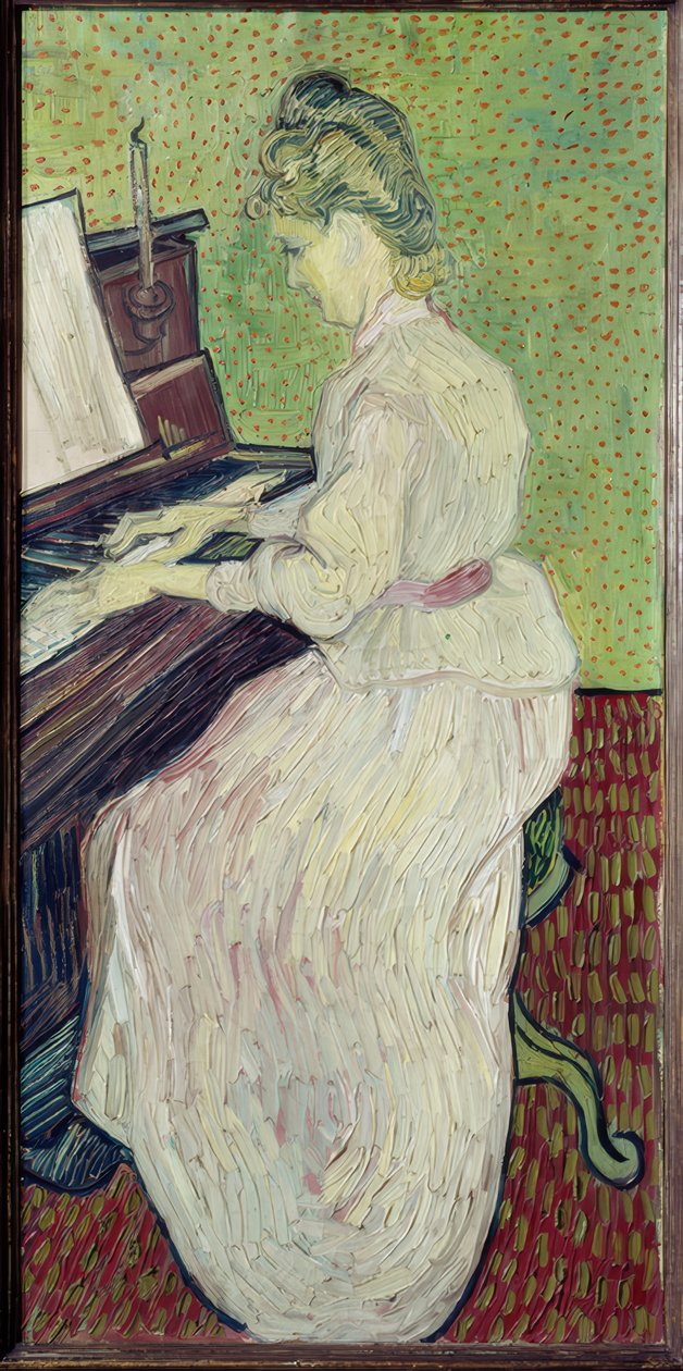 Marguerite Gachet am Klavier von Vincent van Gogh