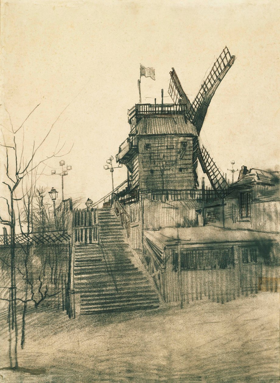 Moulin de la Galette von Vincent van Gogh