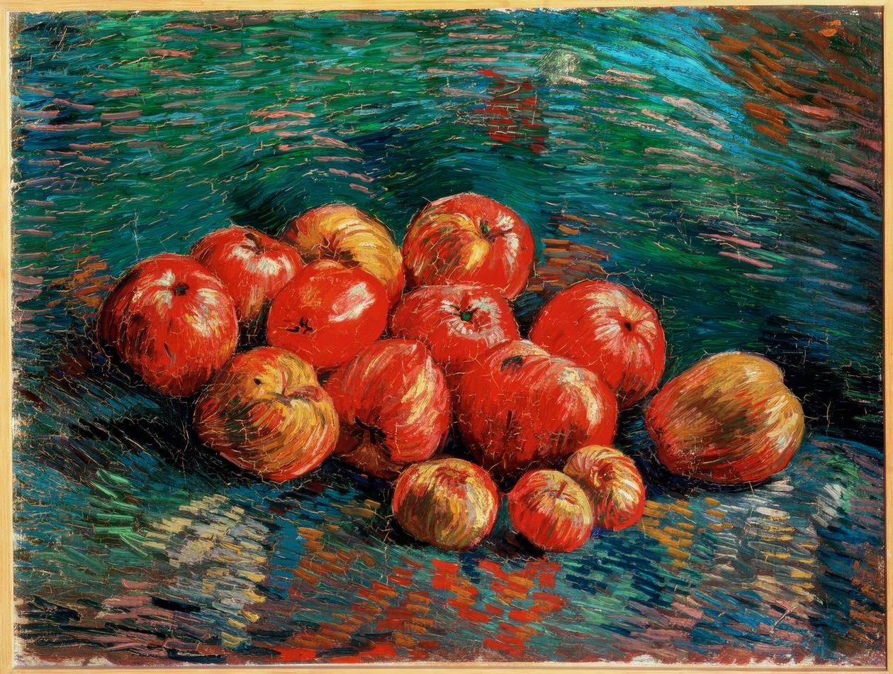 Stilleben mit Äpfeln von Vincent van Gogh