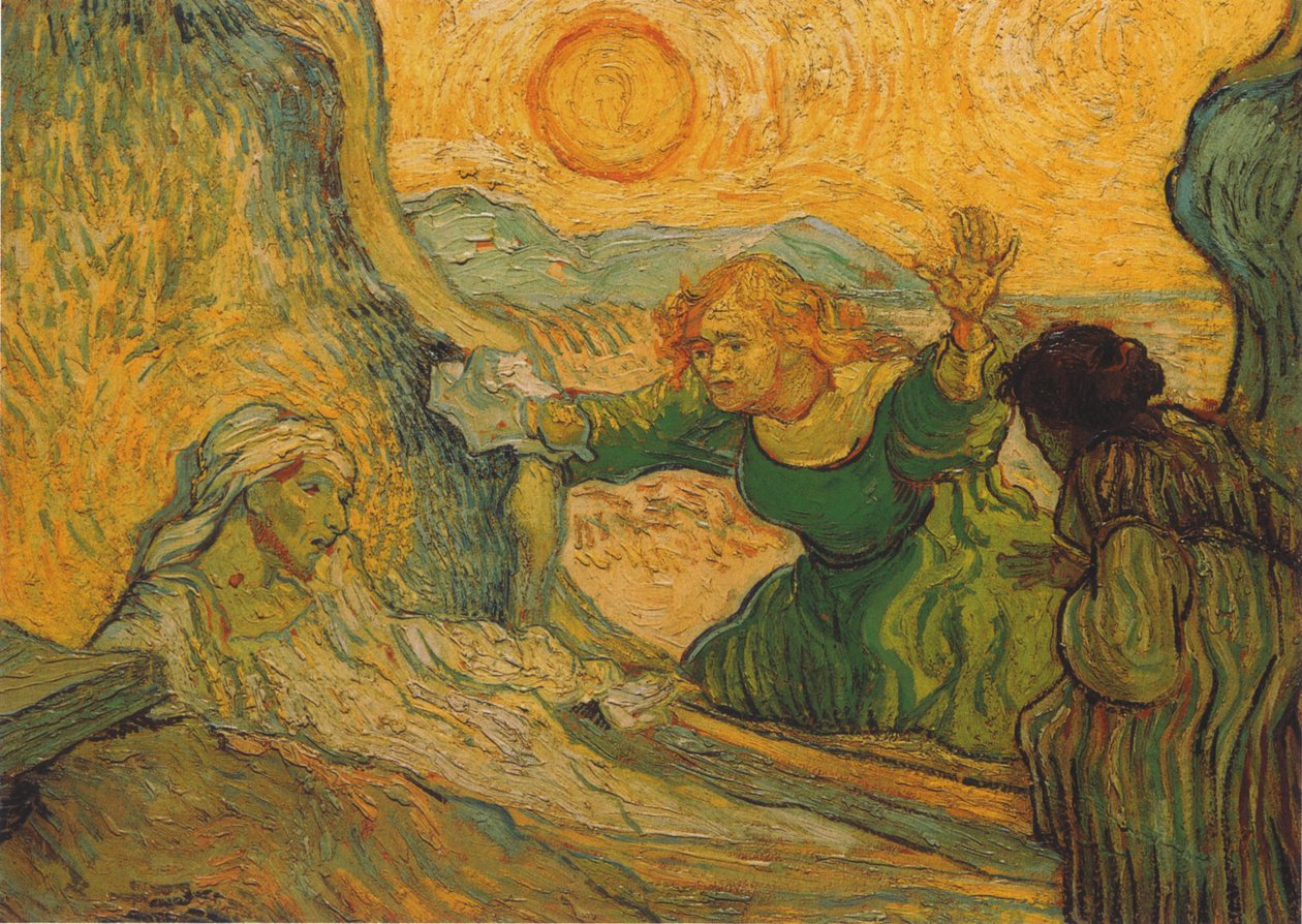 Die Auferweckung des Lazarus (nach Rembrandt) von Vincent van Gogh