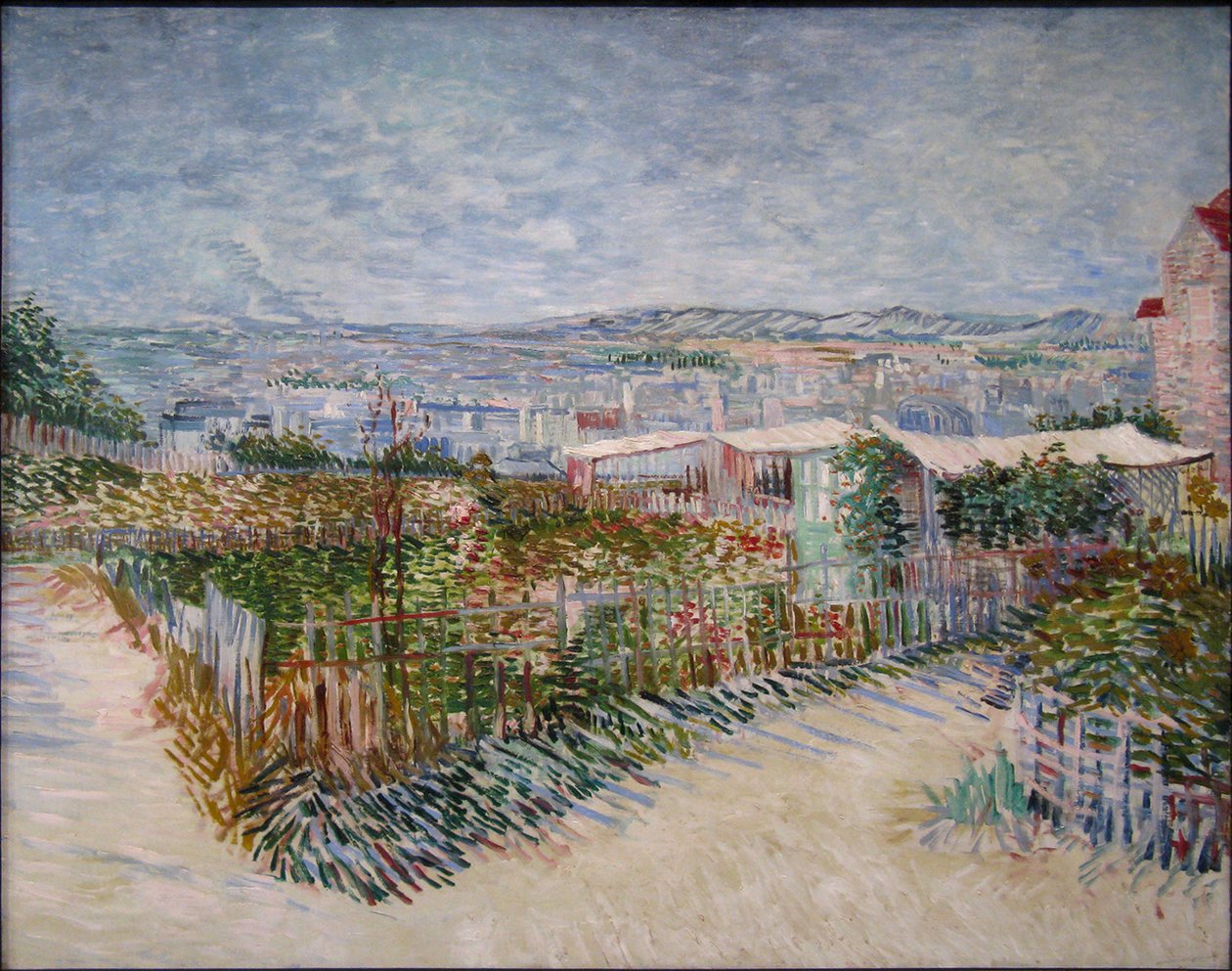 Gemüsegärten in Montmartre von Vincent van Gogh