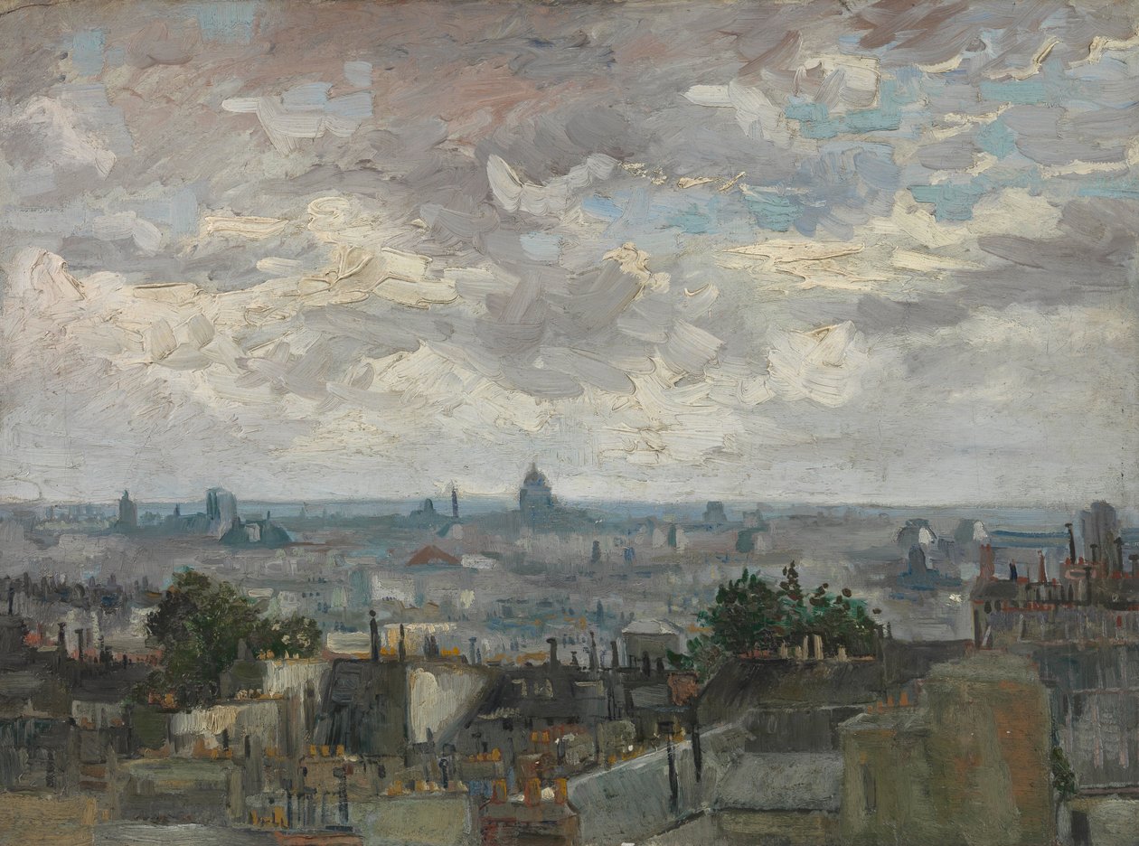 Blick auf Paris von Vincent van Gogh