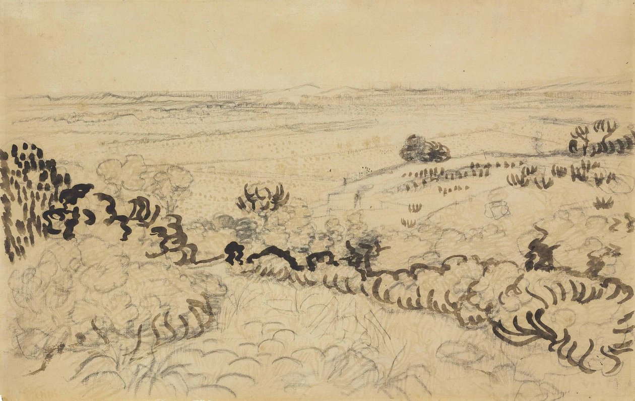 Blick auf Montmajour von Vincent van Gogh