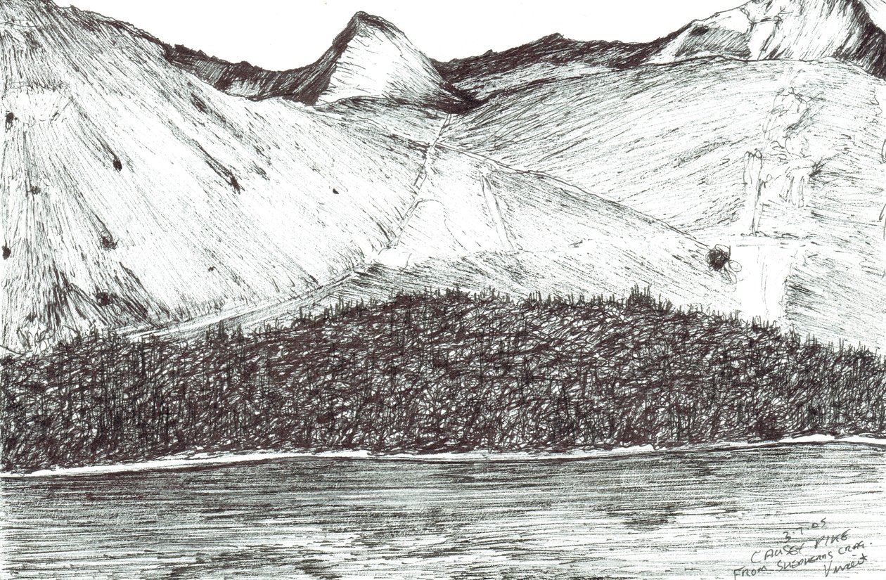 Causey Pike von Vincent Alexander Booth