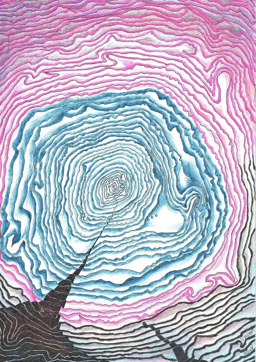 Tiefe der Spirale, 2008 von Vincent Alexander Booth