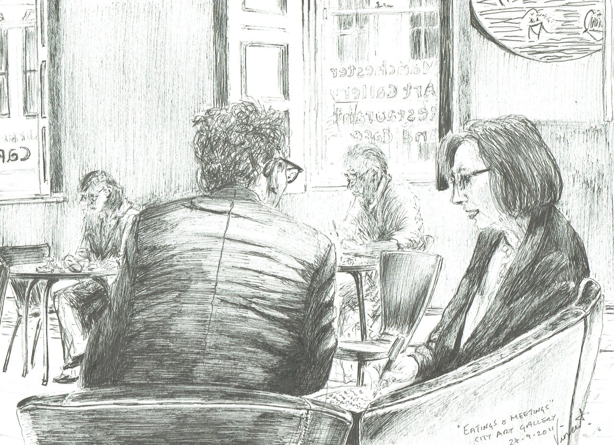 Essen und Grüße, 2011 von Vincent Alexander Booth
