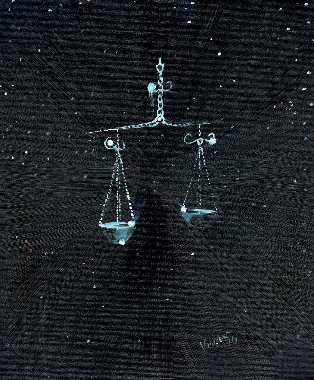 Sternzeichen Waage, 2016 von Vincent Alexander Booth