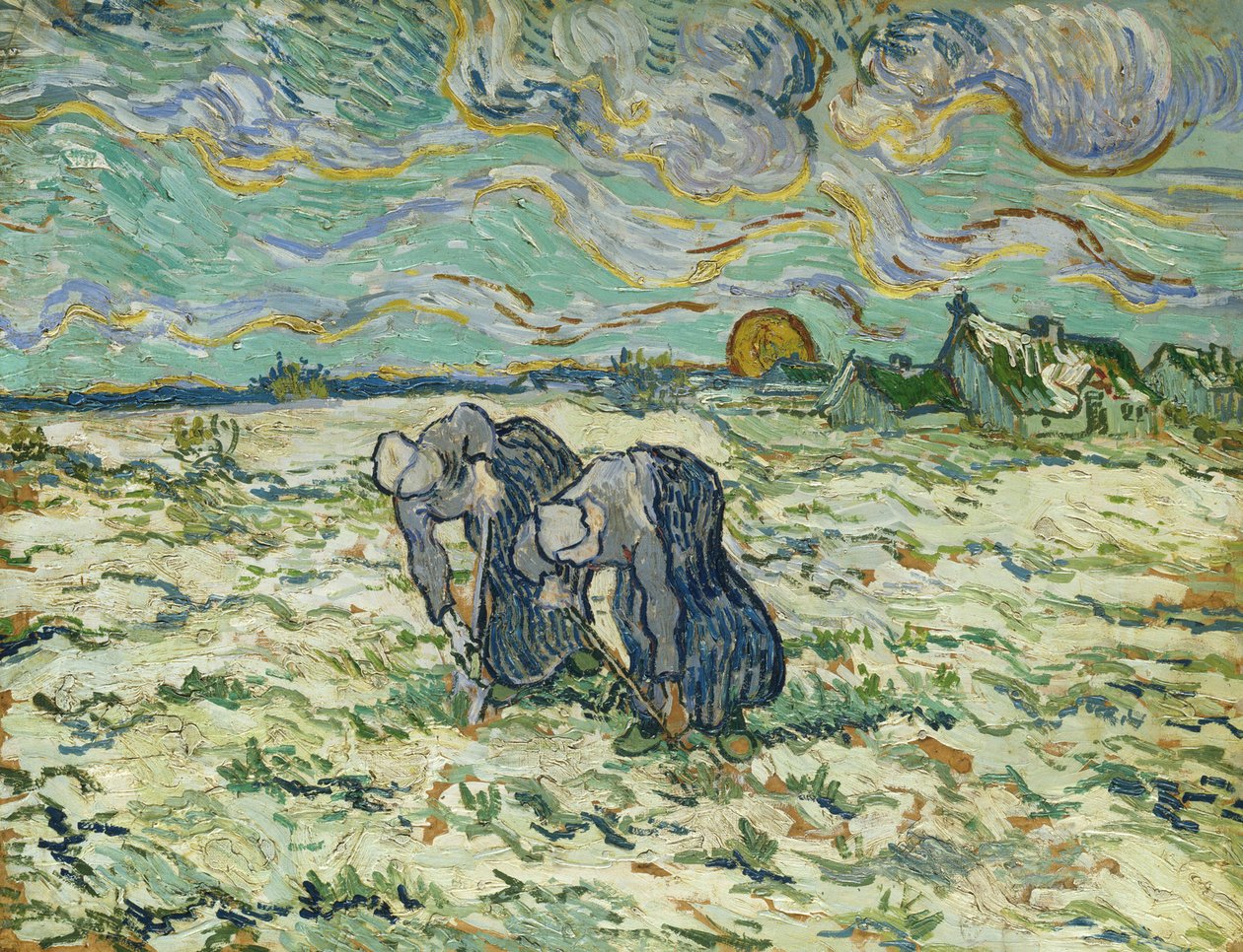 Zwei Bäuerinnen von Vincent van Gogh
