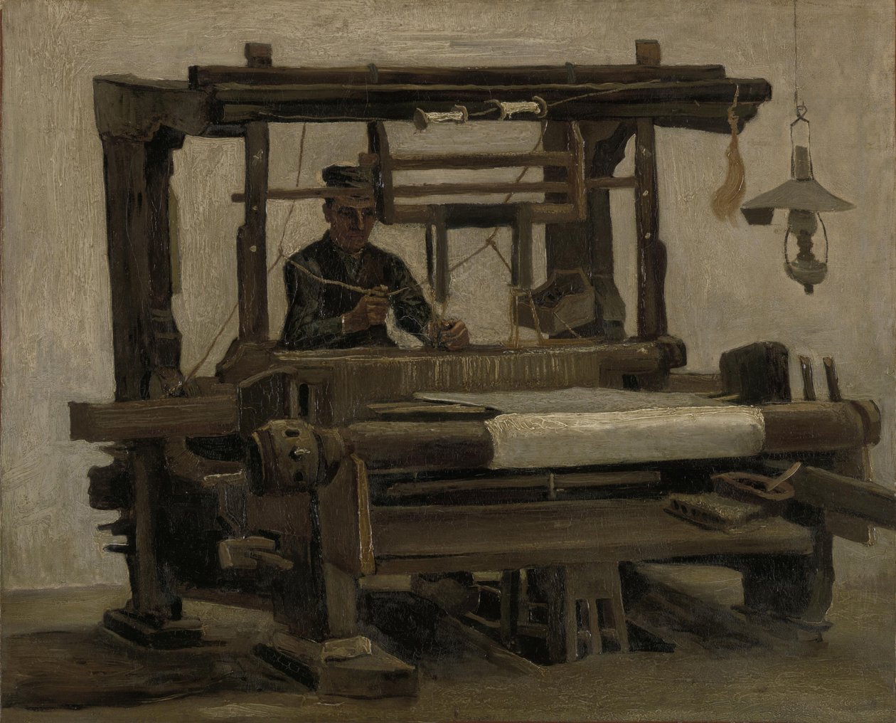 Weber am Webstuhl von Vincent van Gogh