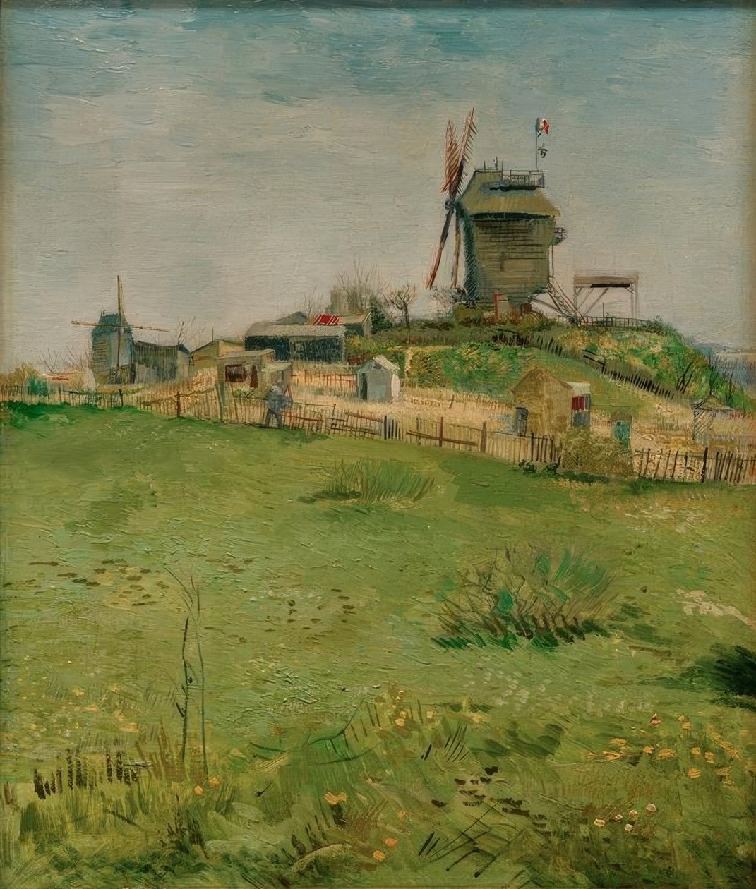 Die Mühle Le Blutefin von Vincent van Gogh