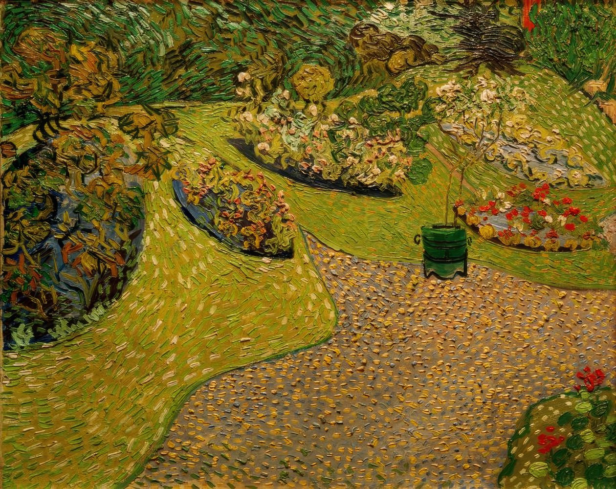 Garten in Auvers von Vincent van Gogh