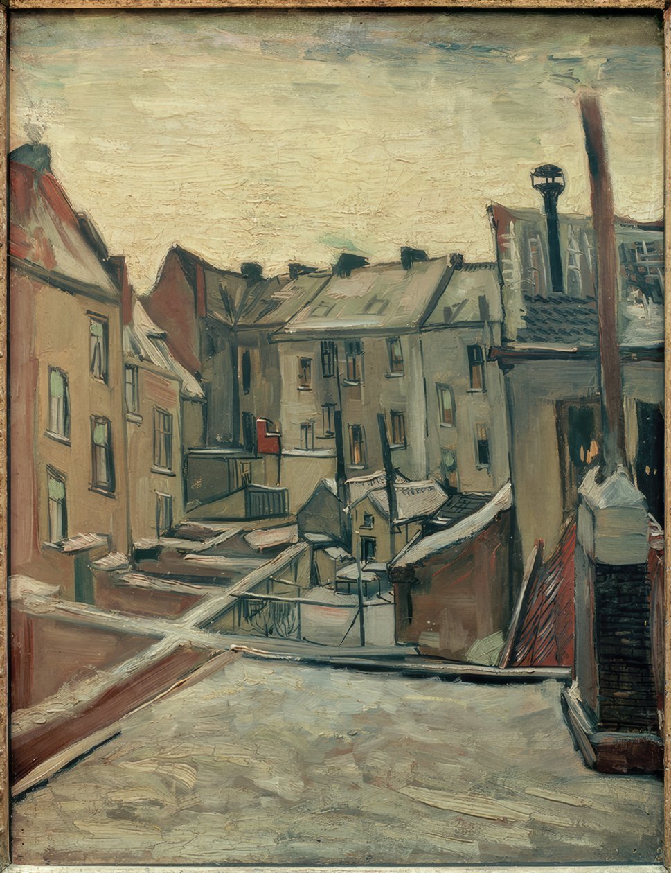 Hinterhöfe in Antwerpen von Vincent van Gogh
