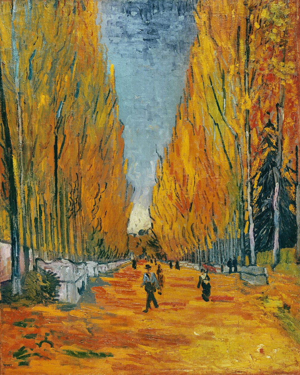Die Allee der Alyscamps, Arles von Vincent van Gogh