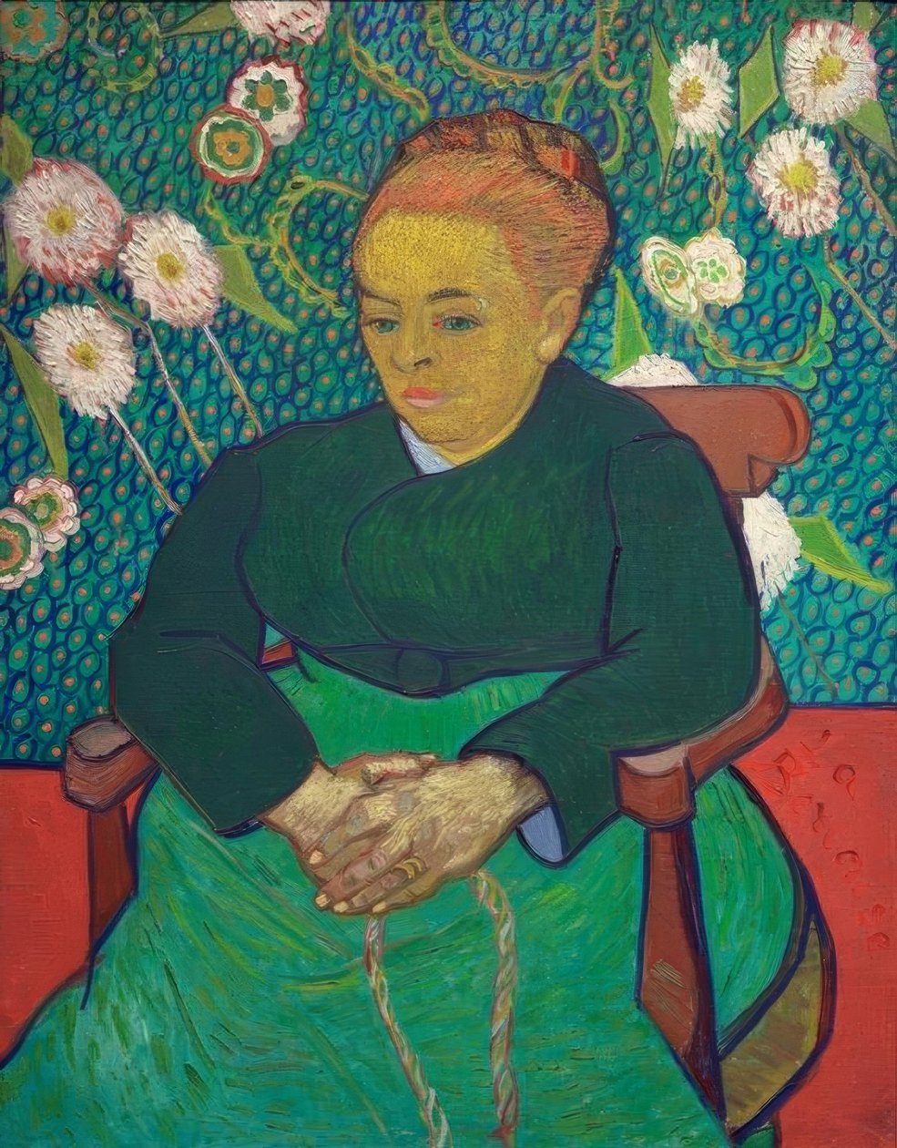 La Berceuse (Augustine Roulin) von Vincent van Gogh