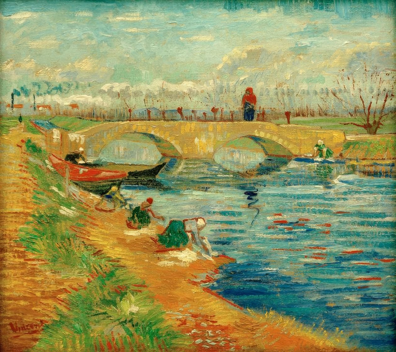 Pont de Gleize bei Arles von Vincent van Gogh