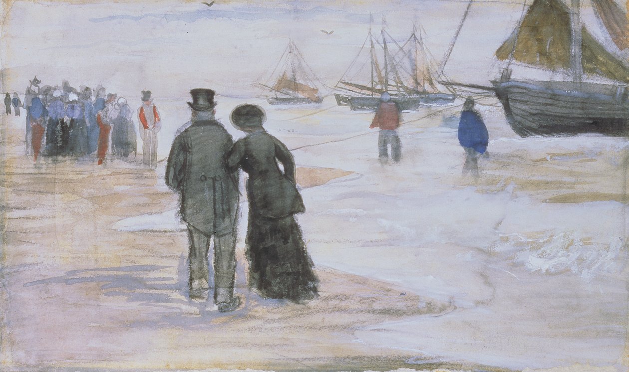 Der Strand von Scheveningen von Vincent van Gogh