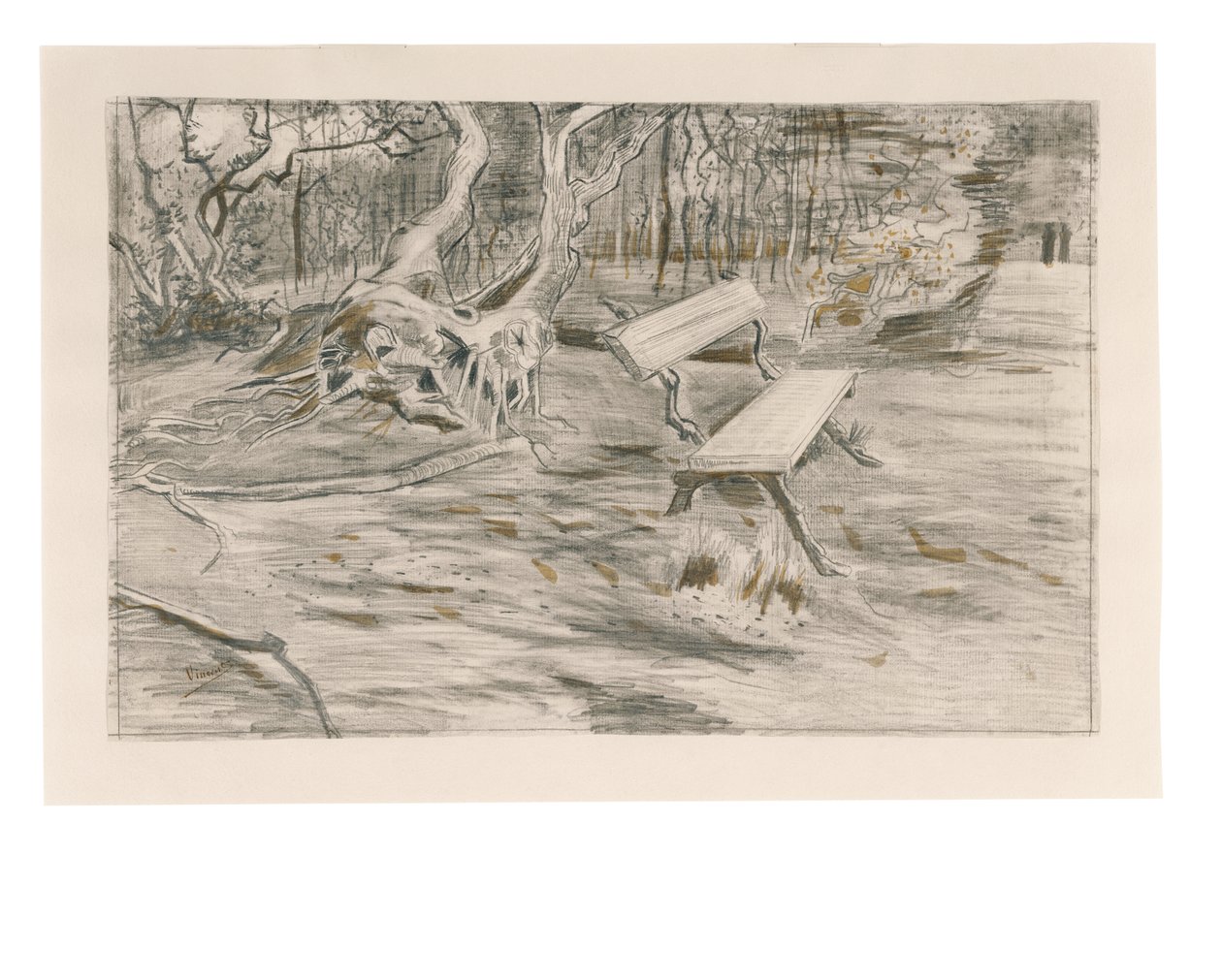Die Bank, 1882 von Vincent van Gogh