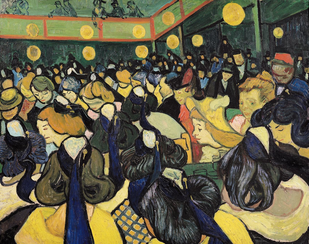 Der Tanzsaal in Arles, 1888 von Vincent van Gogh