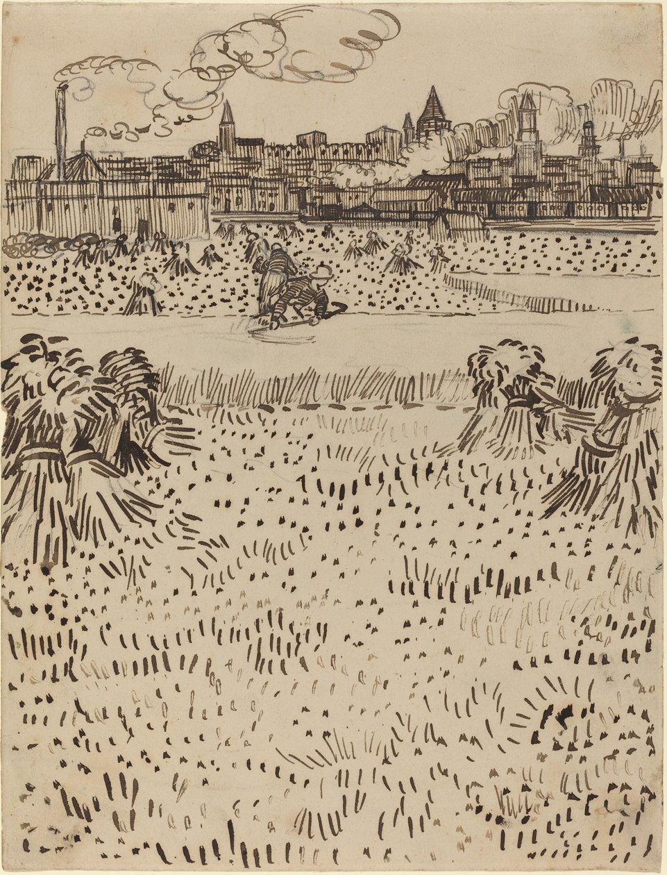 Die Ernte von Vincent van Gogh