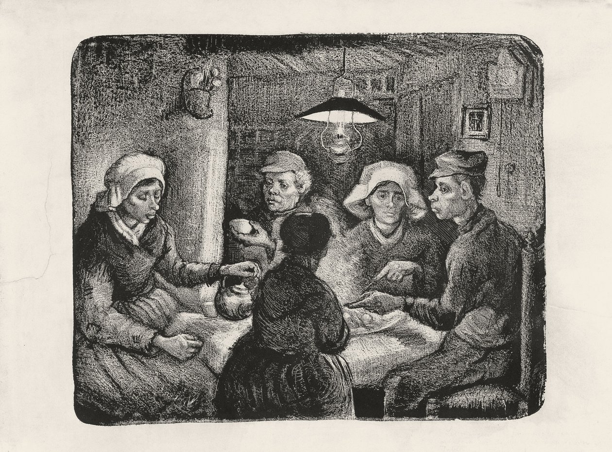 Die Kartoffelesser von Vincent van Gogh