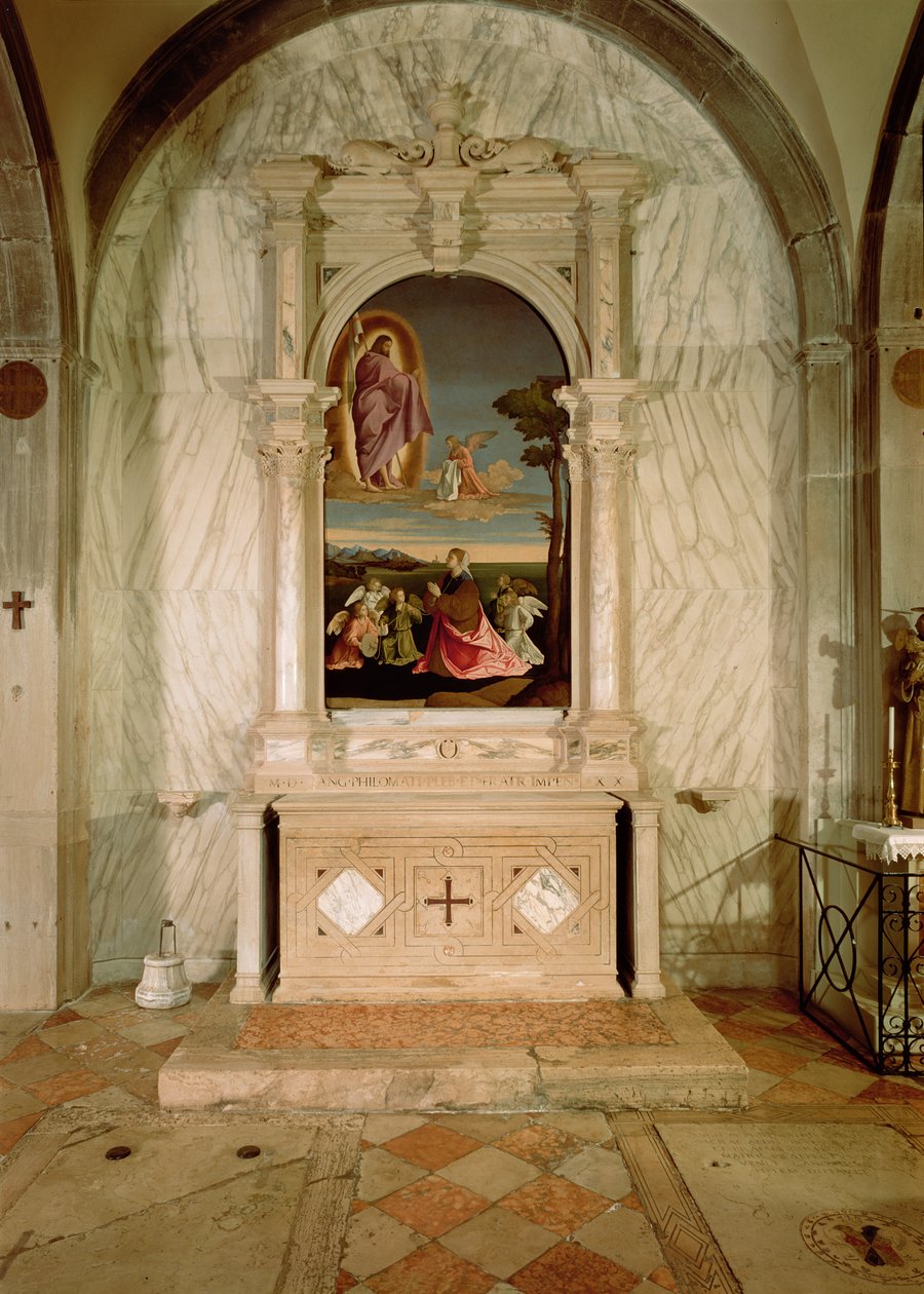St. Christina Altarbild von Vincenzo di Biagio Catena