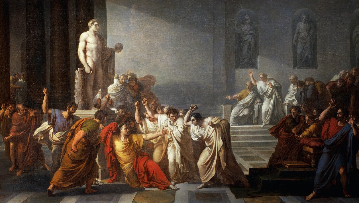 Der Tod von Julius Caesar von Vincenzo Camuccini