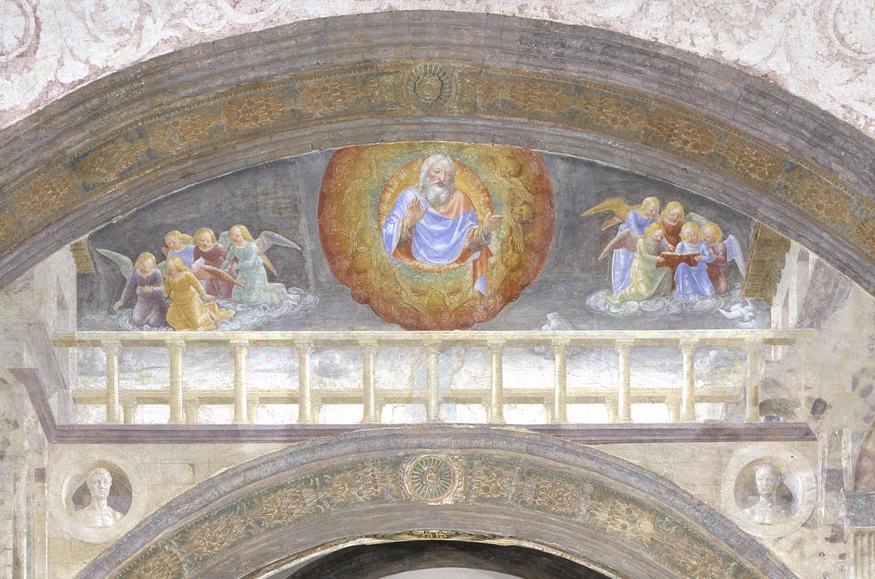 Gott und Cherubim von Vincenzo Foppa