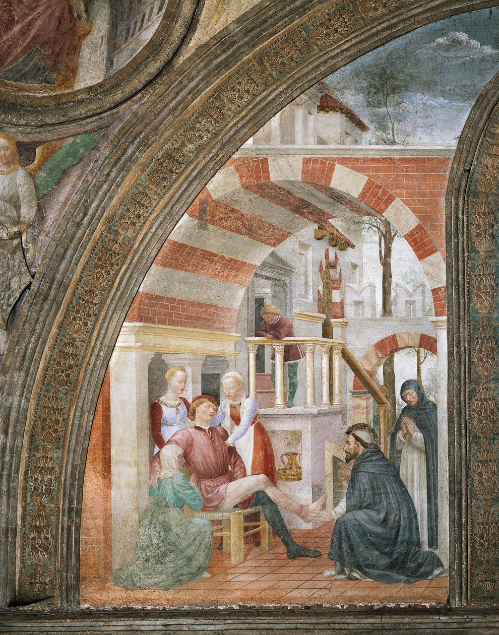 Wunder des geheilten Fußes von Vincenzo Foppa