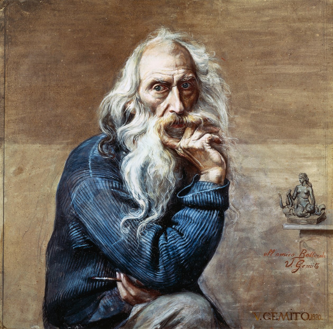 Selbstporträt von Vincenzo Gemito