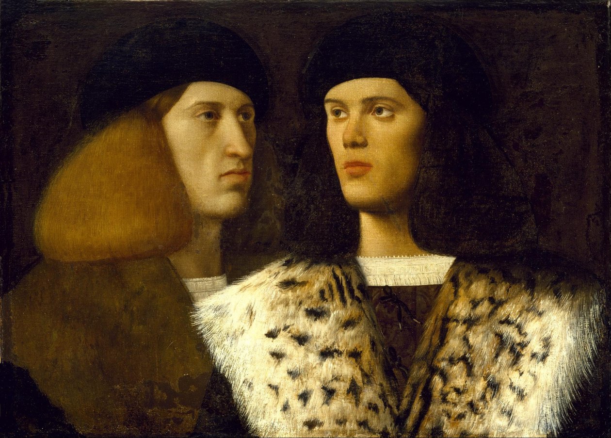 Porträt von zwei jungen Männern von Vittore Belliniano