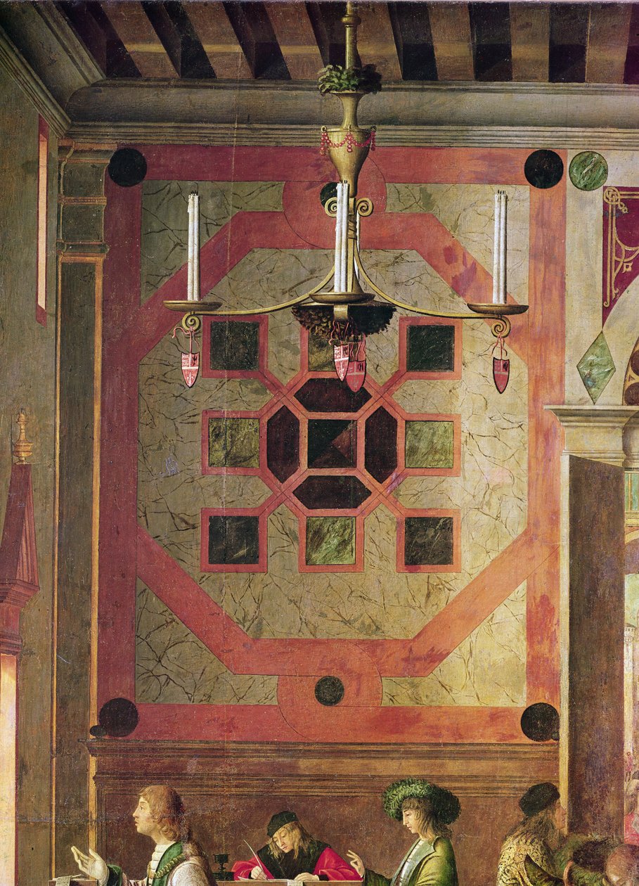 (Detail) der Abreise der englischen Botschafter, aus dem St. Ursula-Zyklus, um 1498 von Vittore Carpaccio
