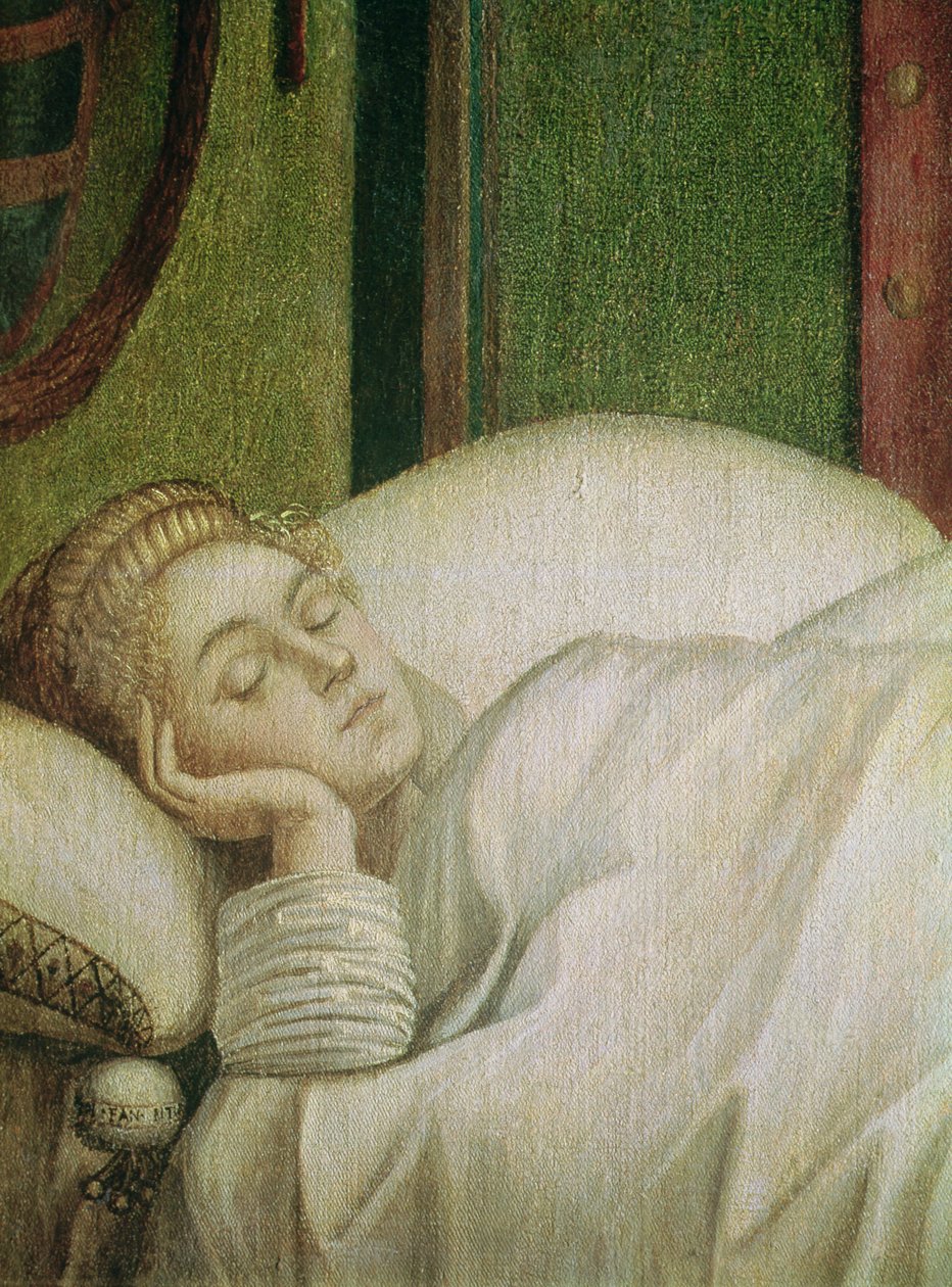 Traum der Heiligen Ursula, 1495 (Detail) von Vittore Carpaccio