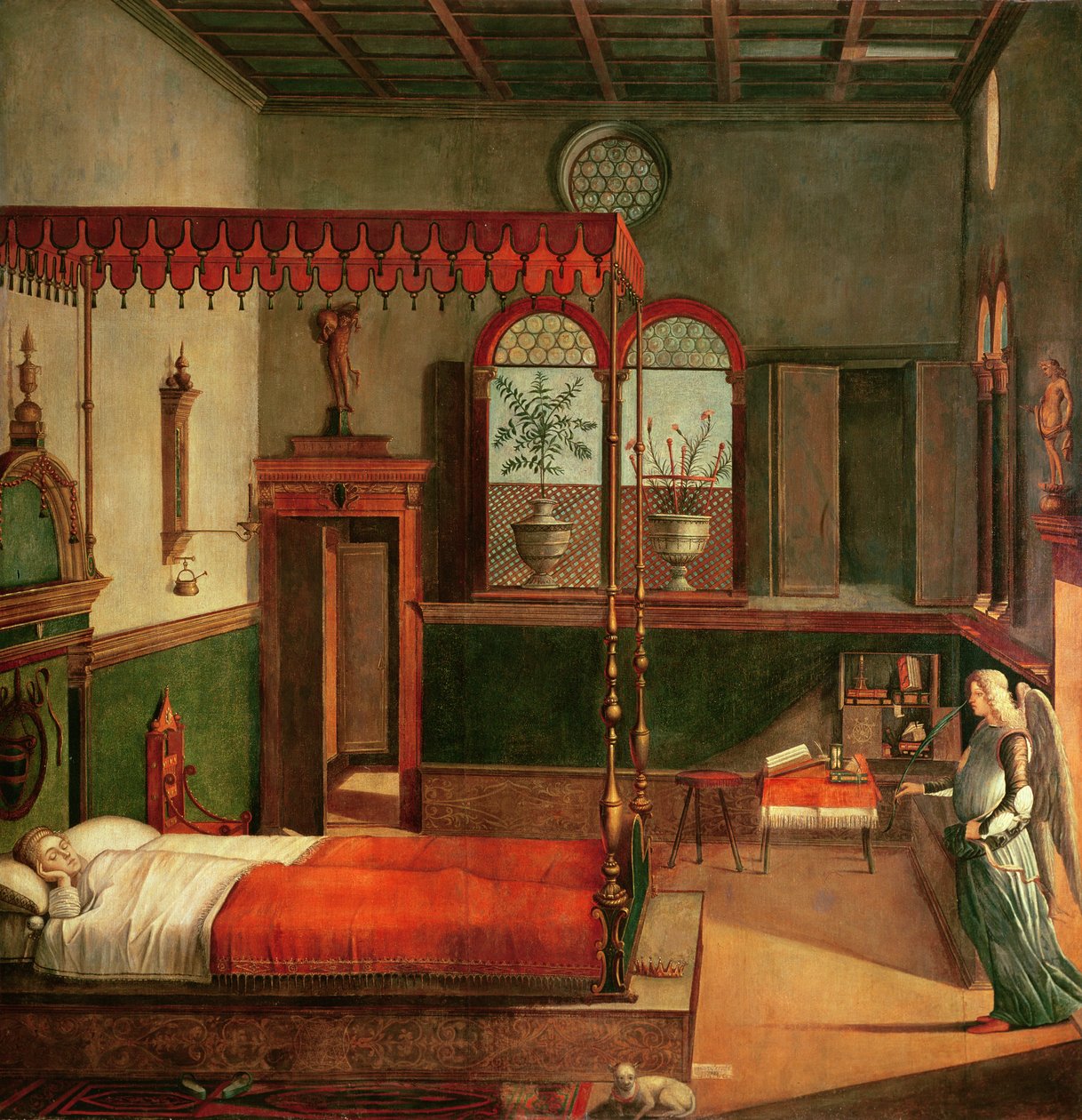 Traum der heiligen Ursula, 1495 (Tempera auf Leinwand) von Vittore Carpaccio