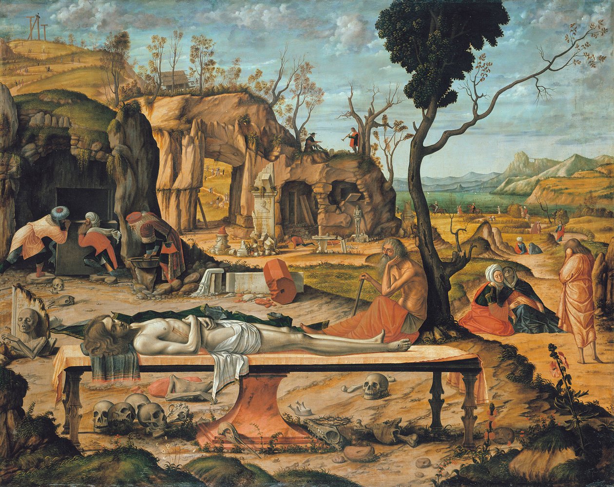 Vorbereitung des Grabes Christi von Vittore Carpaccio