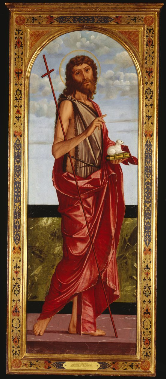 Johannes der Täufer von Vittore Carpaccio