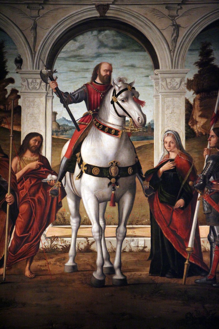 Heiliger Vitalis zu Pferd von Vittore Carpaccio