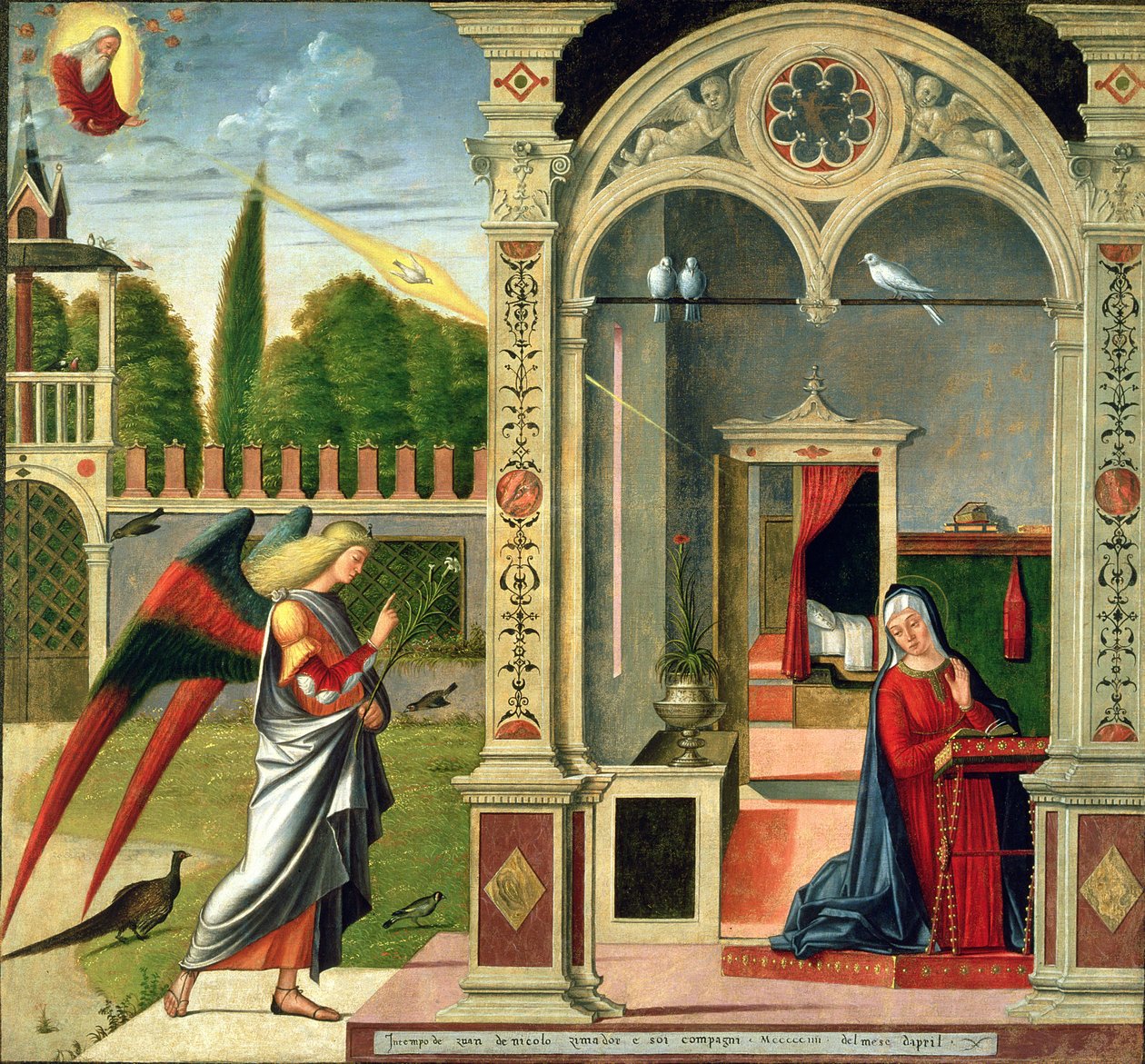Die Verkündigung von Vittore Carpaccio