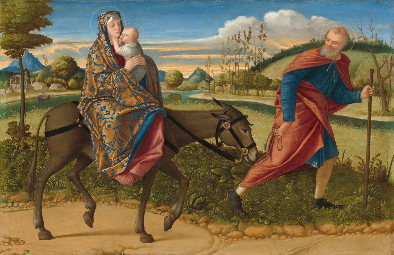Die Flucht nach Ägypten, ca. 1515 von Vittore Carpaccio