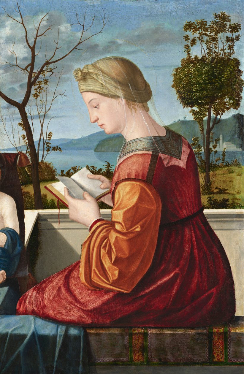 Die Jungfrau liest von Vittore Carpaccio
