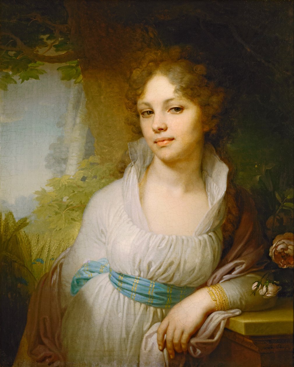 Porträt von M.I. Lopukhina von Vladimir Borovikovskiy