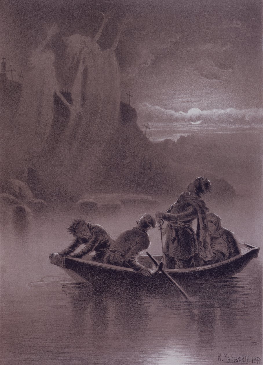 Schreckliche Rache, 1874 von Vladimir Egorovic Makovsky