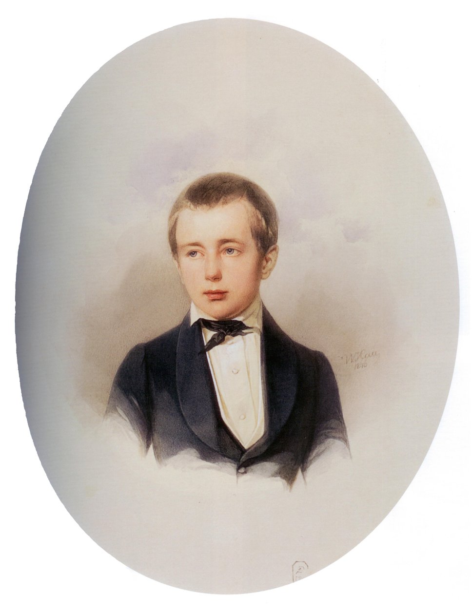 Porträt von Aleksei Musin-Pushkin (1834-1889) von Vladimir Ivanovich Hau