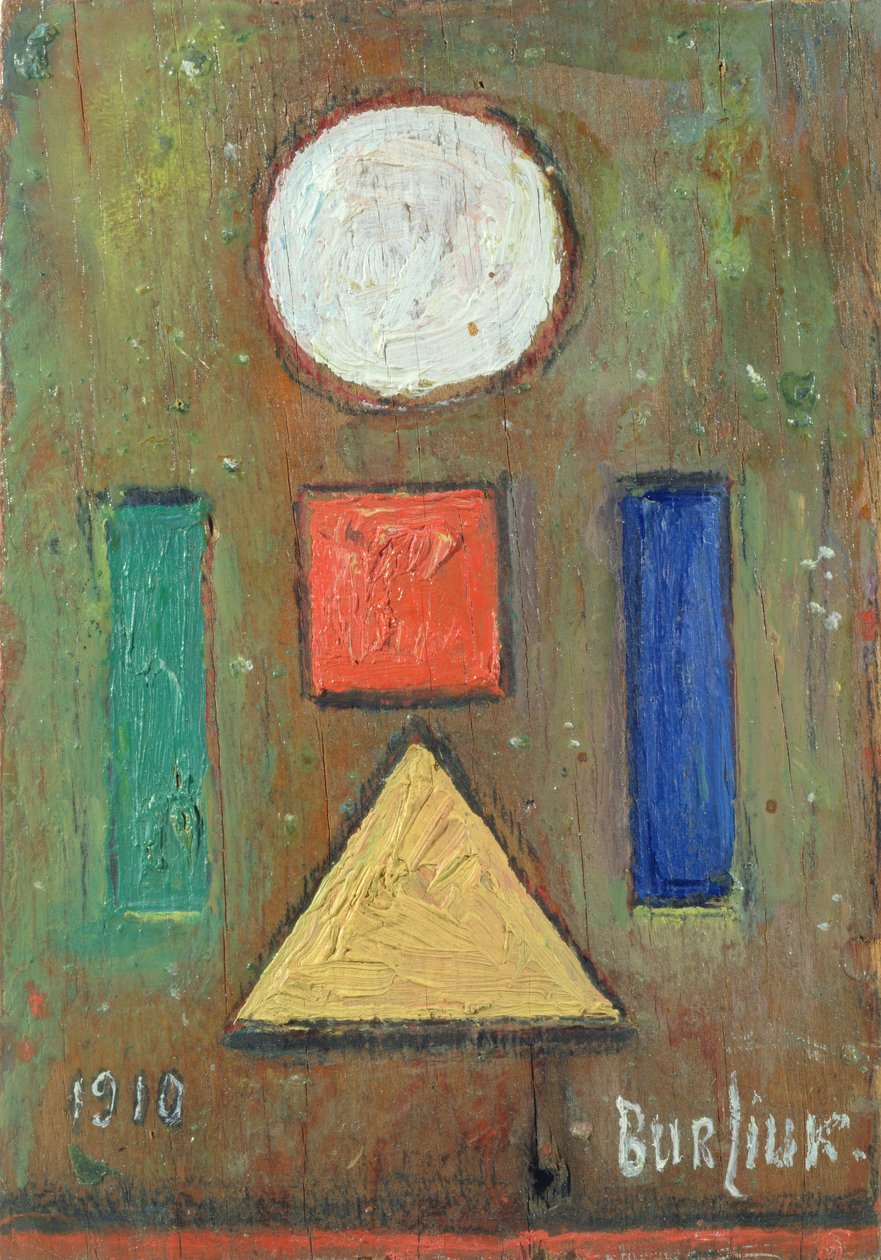 Hommage an Cezanne von Vladimir Davidovich Burliuk