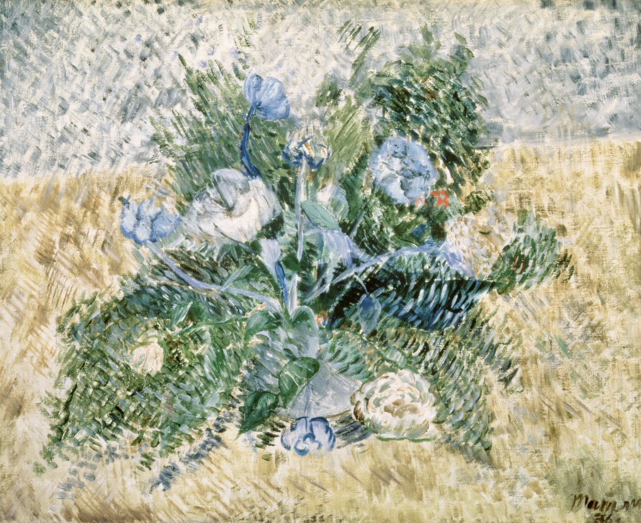 Blaue Blumen von Vladimir Evgrafovich Tatlin